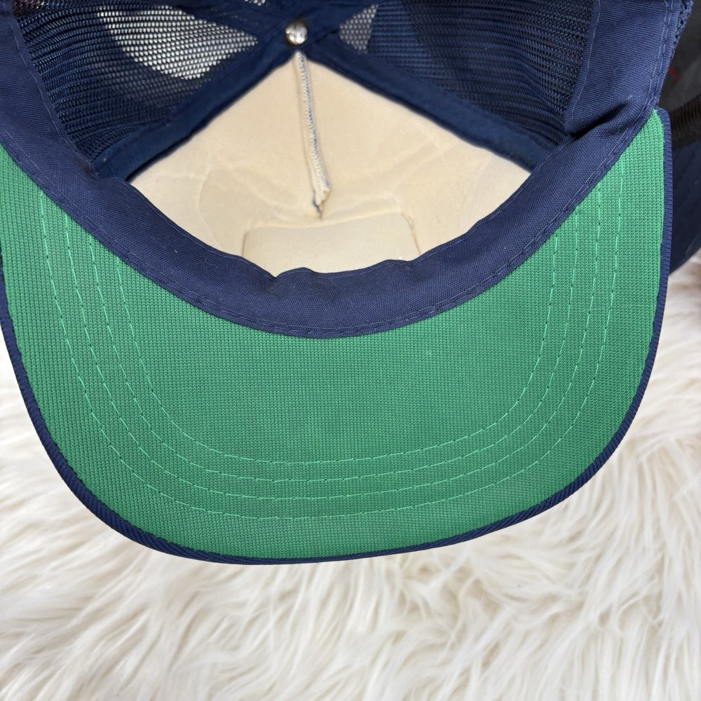 Vintage Trucker Hat Lot (5) Snapback Cap Made In USA Patch Advertising Logo - Picture 9 of 13